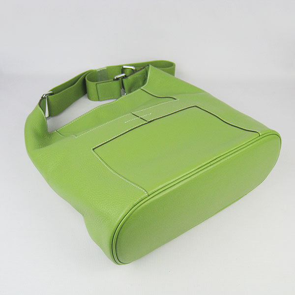 Knockoff Hermes Good News H Women Shoulder Bag Green H2801 - Click Image to Close